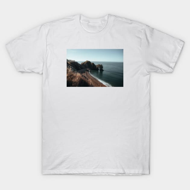 Durdle Door Beach T-Shirt by withluke